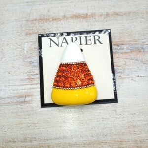 Napier Halloween Candycorn Pin